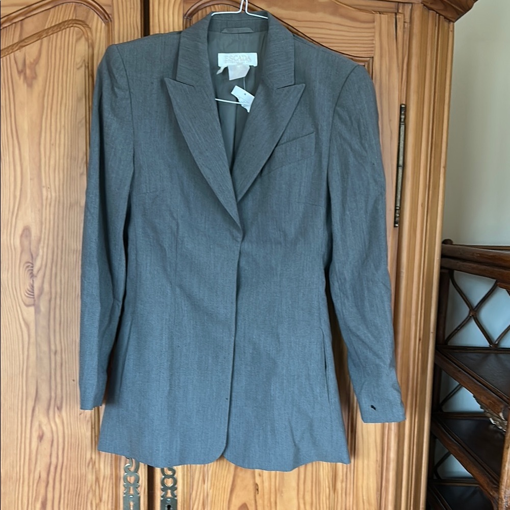 Escada Women's Gray Blazer